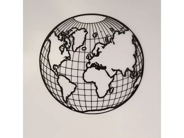 2D Art Earth Globe