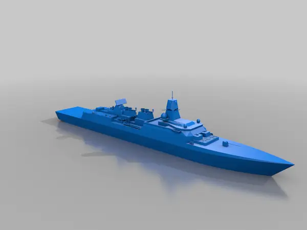 Fictional Frigate, Warship inspired by Modern German Ships