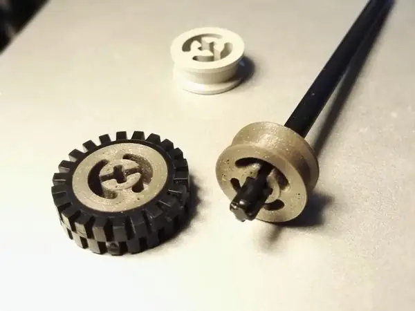 Old style Technic wheel rim / hub 3482