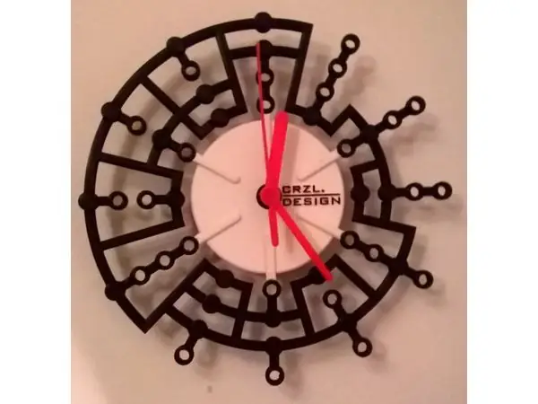 4-Bit Binary Wall Clock - Computer Geek Clock