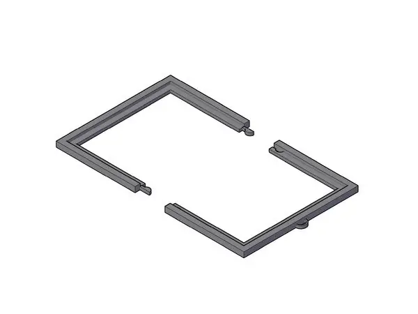A4 Paper Frame – 2 Part Printable Design (Wall Mount & Non-Mount Versions)