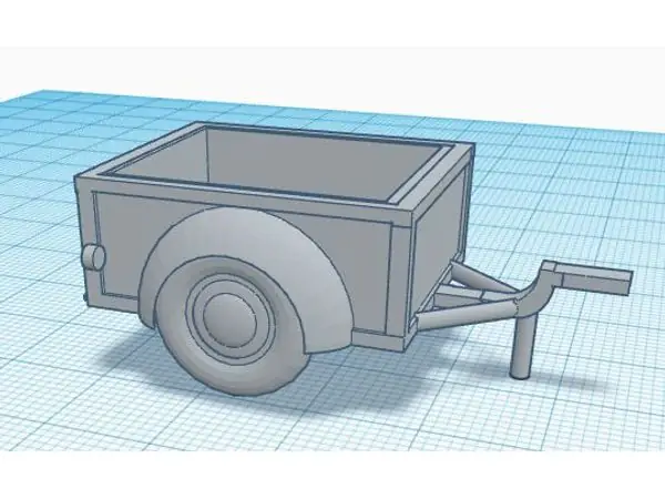 Vintage trailer for vintage car