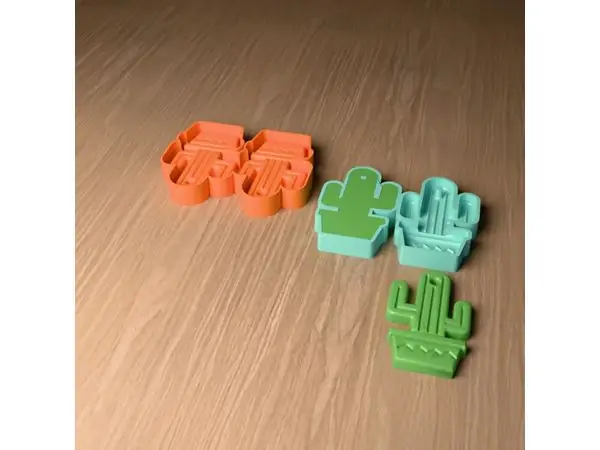 Cactus Car Freshie Mold: 3D Printable, No Supports