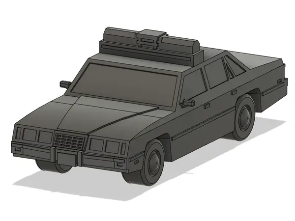 Classic Police Car