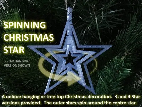 Spinning Christmas Star