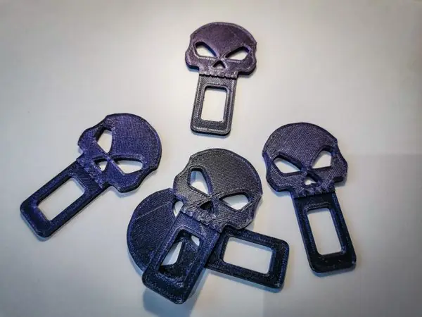 Skull Seat Belt Plug (Alarm Stopper)