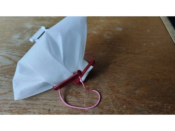 Simple clip for face mask (Corona virus Covid-19 protection)