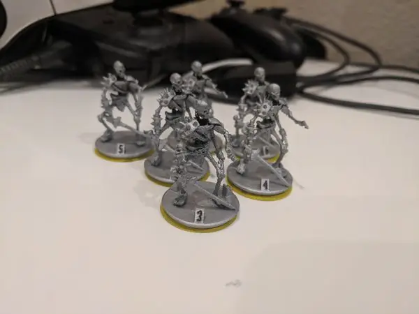 25mm Numbered Bases for Gloomhaven