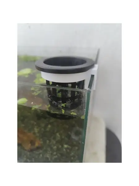Aquarium Net Pot Clip(2 inch pot, 3mm glass)