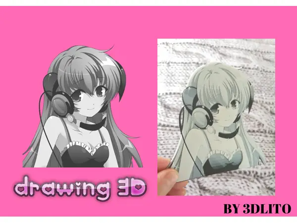 anime girl 3d