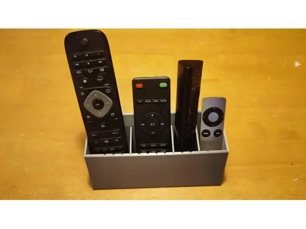 Remote Control Stand with adjustable dividers