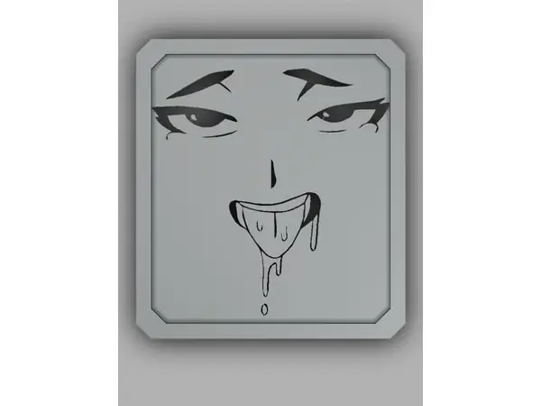 Ahegao 2D Wall Art