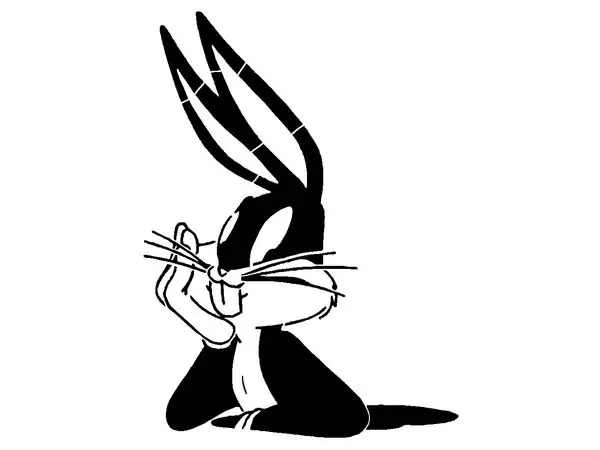 Bugs Bunny stencil 4