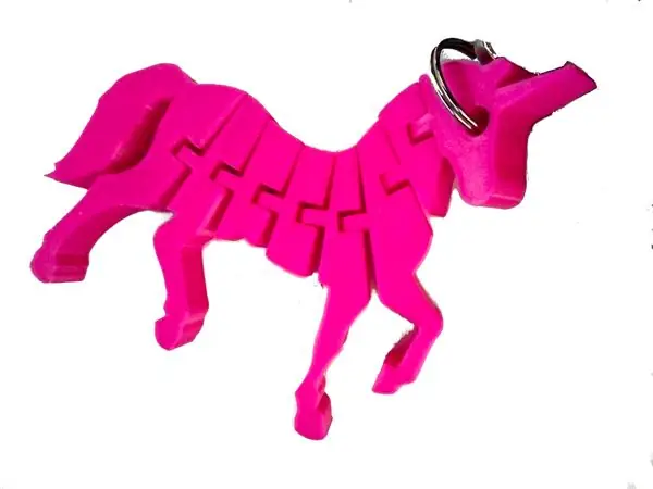 Flexi Unicorn Keychain Edition