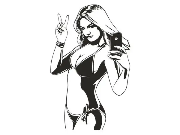 Girl GTA 5 loading screen