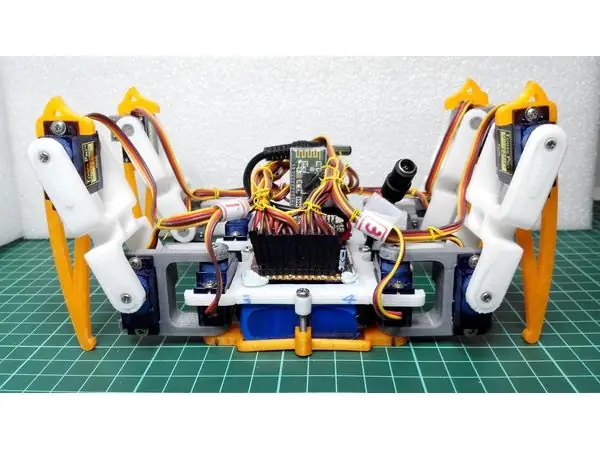 Spider robot(quad robot, quadruped)-SG90