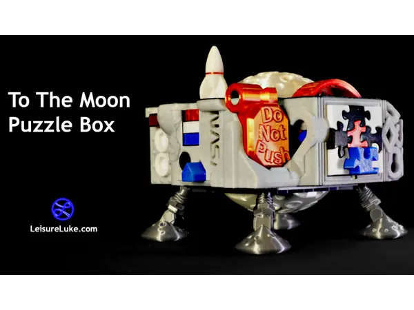To The Moon Puzzle Box by Leisure Luke