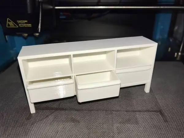 Shelf with drawers