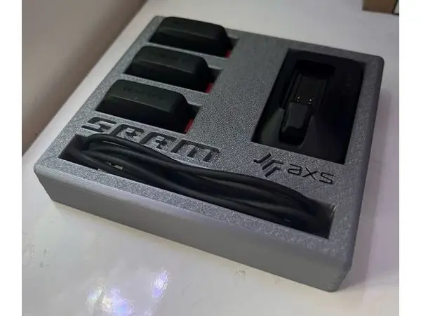 Sram red axs battery, charger and cable holder/storage