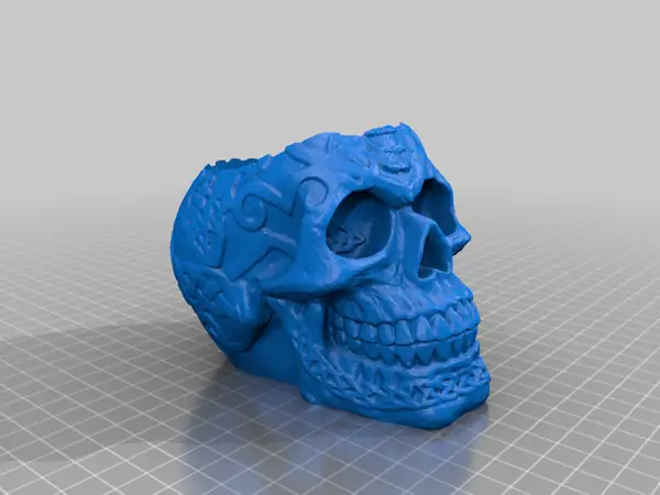 Celtic Skull With Deeper Hole