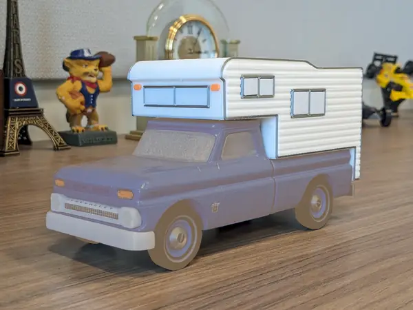 Camper Shell for Chevy Pickup (Pinewood Derby Shell)