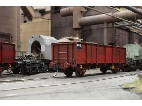 H0 scale NMBS SNCB freight car/torpedo spacer car E type 1215A4
