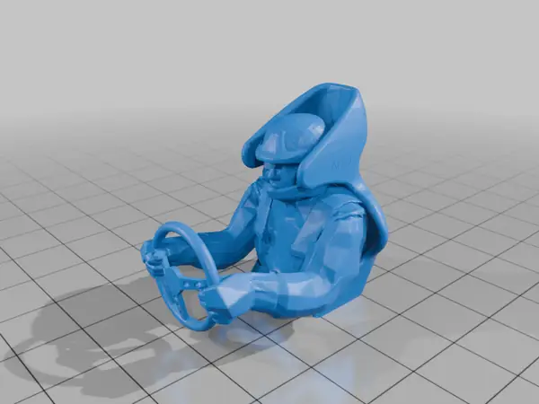Rally Racing Driver Figure For RC Rally Cars