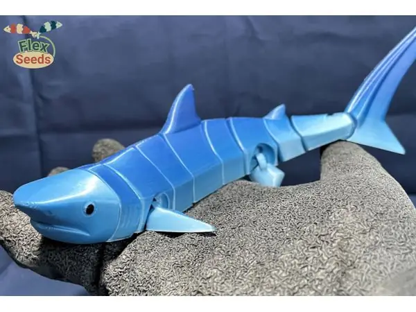 Flexi Tiger Shark (print-in-place)