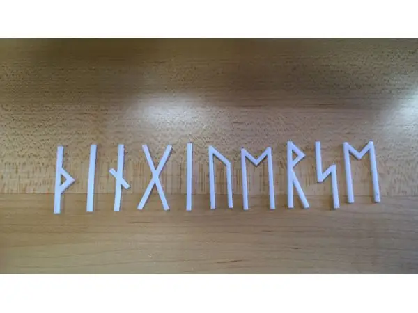 Anglo-Saxon Runic Alphabet (Futhork)