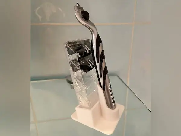 Holder for razor and razor blades