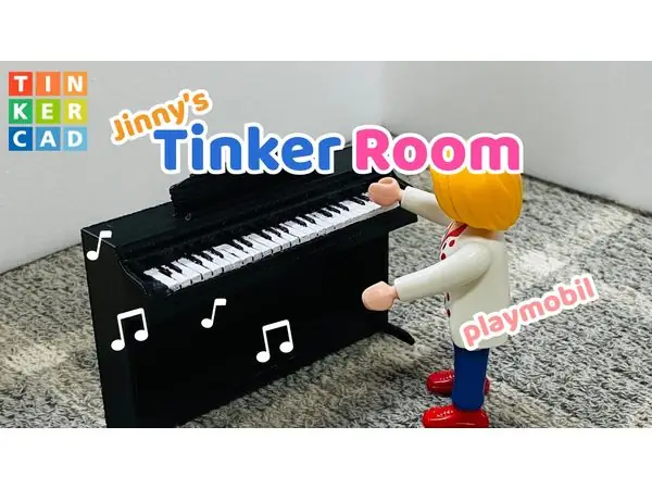 Miniature Piano for Playmobil