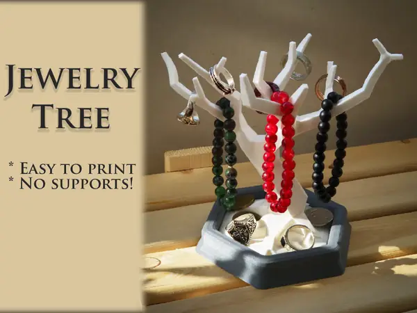 Minimalistic Tree Jewelry & Ring organizer