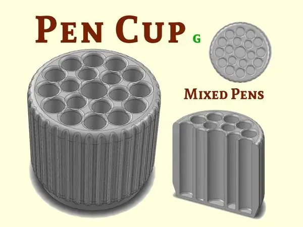 Pen Cup G - Assorted Pens