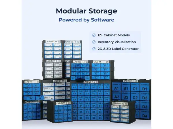 Modular Storage Cabinets by BOM-Trace