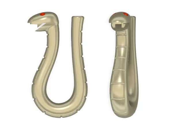 One Piece: Boa Hancock Snake Earrings