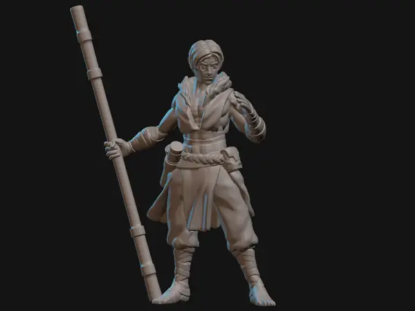 Human Monk Miniature