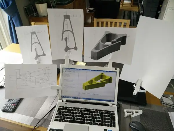 Clip on paper holder