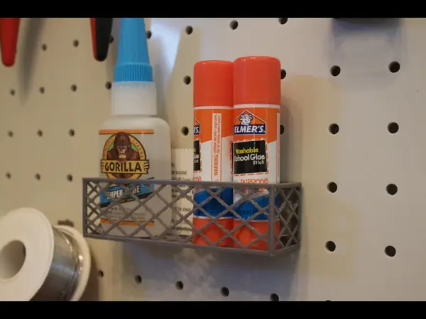 Mesh Pegboard 100mm Basket