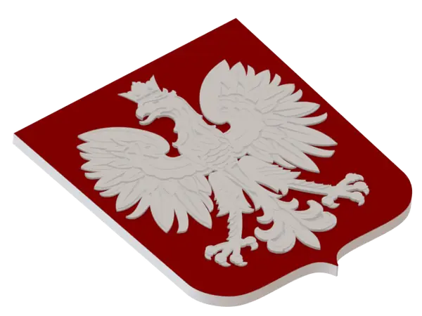 The coat of arms of Poland