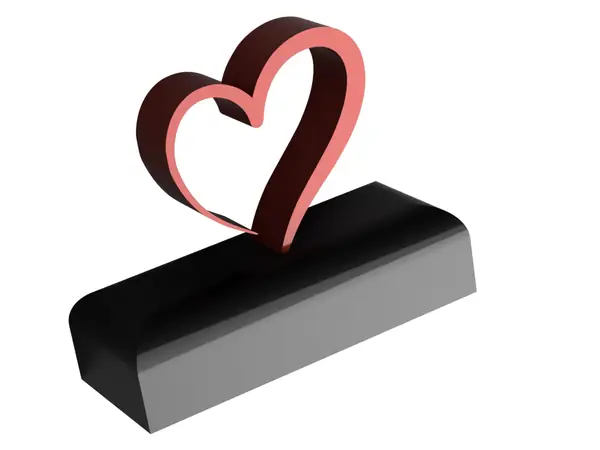 Heart on a stand