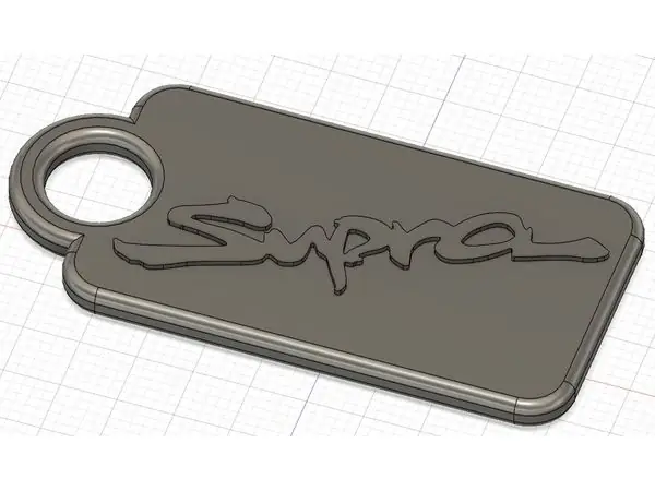 Toyota Supra Keychain
