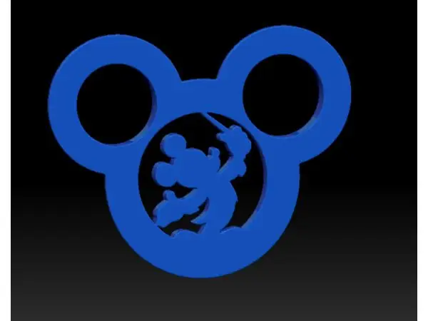 Mickey conductor cookie cutter