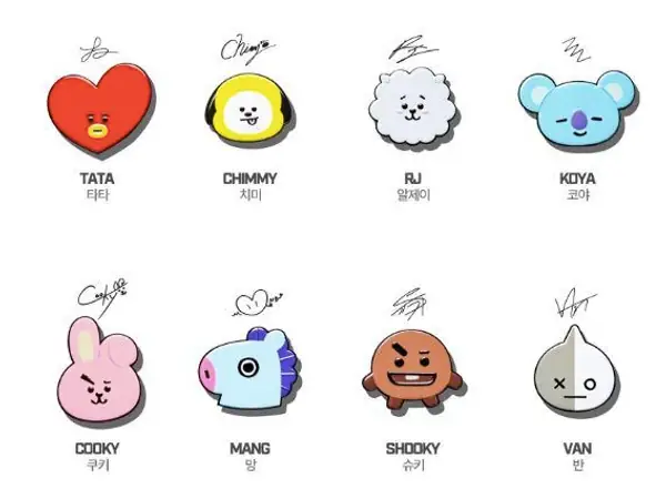BTS BT21 VAN