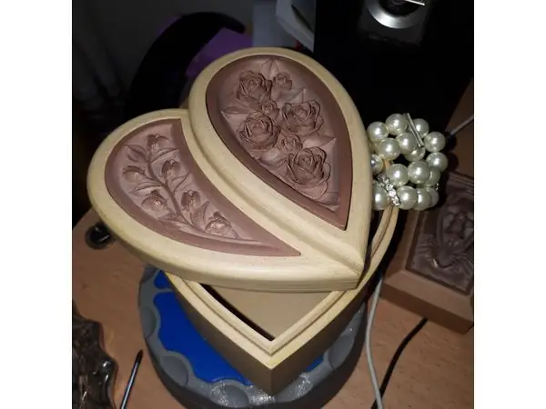jewelry box rose