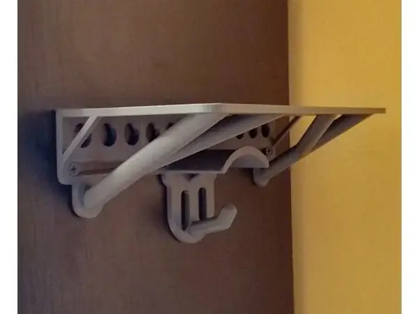 Headphone Stand With Shelf