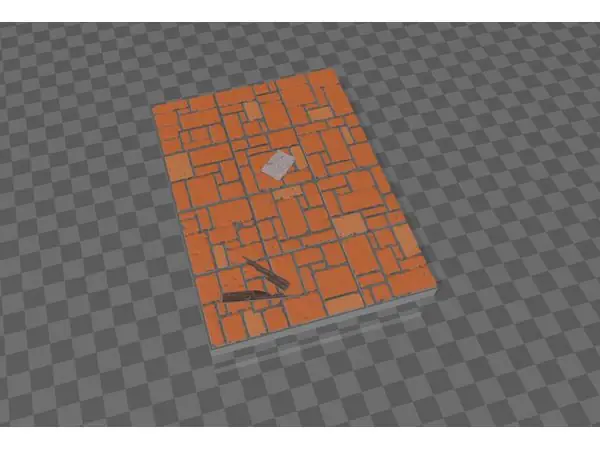 Basic Hero Quest Room D4 (Dungeon Blocks compatible)