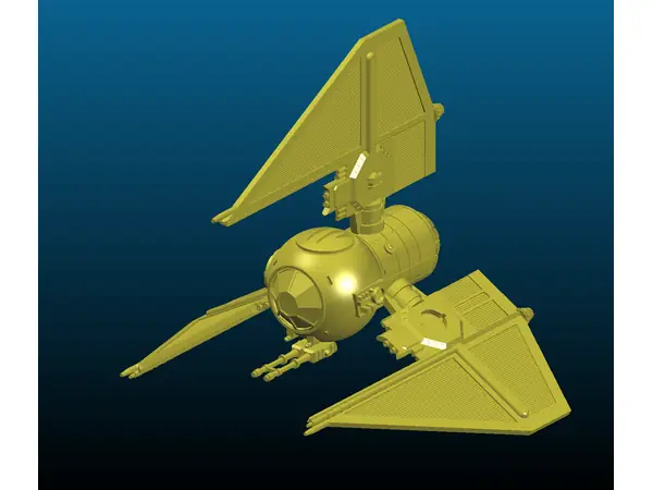 Star Wars - TIE Heavy tri-fighter / TIE Heavy Clutch MK2 - Ugly - Kitbash