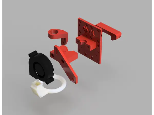 Anet A8 E3D V6 Bowden MODULAR X Carriage V4 *BEST ONE*