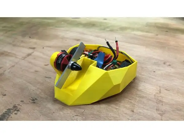 3D printable antweight battlebot: Bulldog