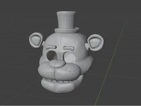 Freddy Fazbear Head Life Sized